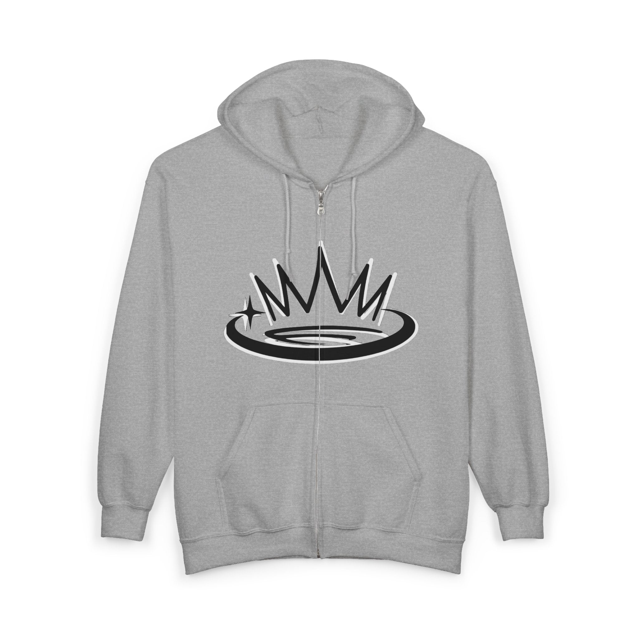 M1 Halo Crown Zip-Up Hoodie