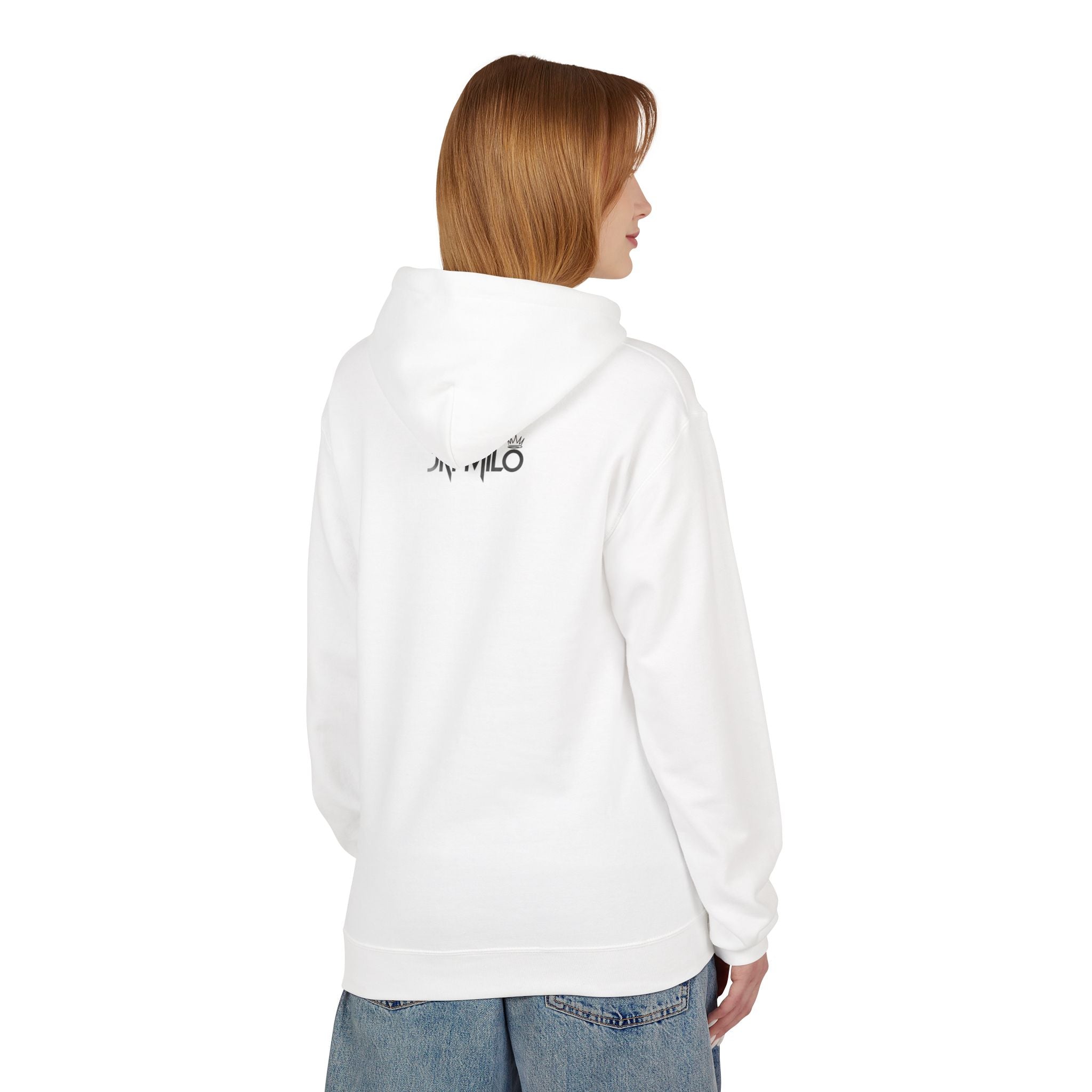 M1 Halo Crown Fleece Hoodie - White